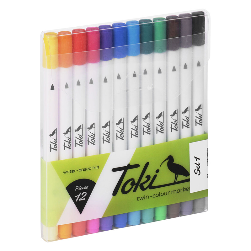 Kindercentrum weerstand bieden een andere TOKI TWIN COLOUR MARKER SET - De Graffiti winkel